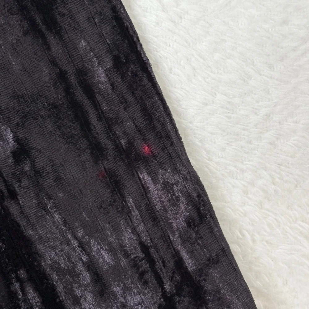Rituals Crushed Velvet Blazer Fender Guitar Pick Button Medium Rockabilly Lounge